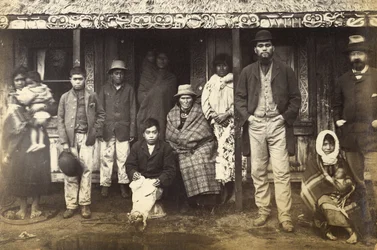 Refugees from Te Wairoa and others, 1886